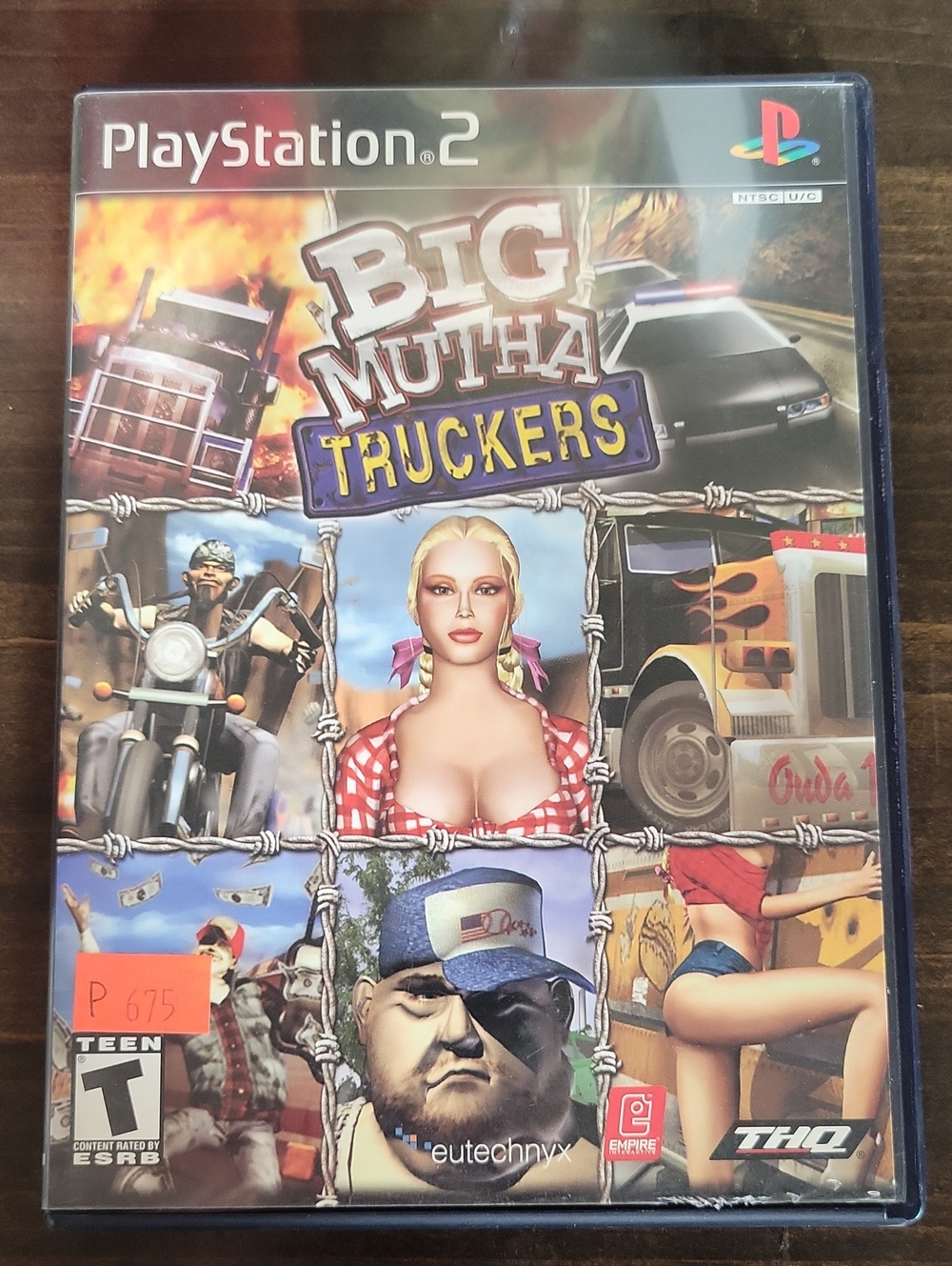 Sony PlayStation 2 Big Mutha Truckers – Case, Multicolor Cover & Manuel